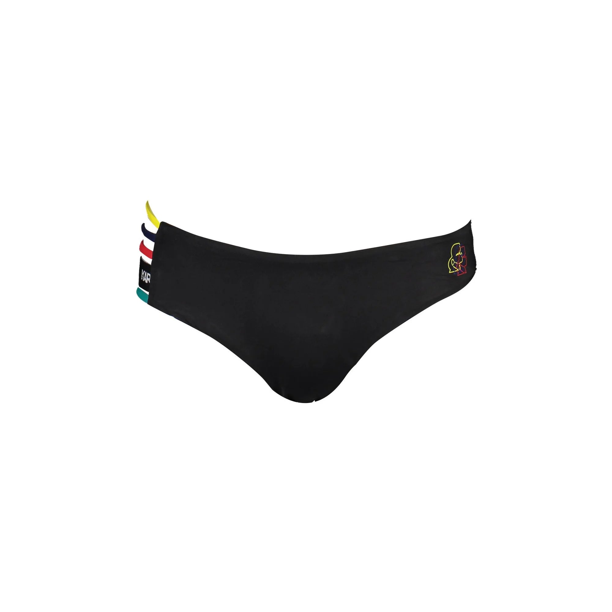 Karl Lagerfeld Beachwear Costume da Mare Donna Nero Stampa Logo - foto prodotto