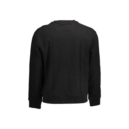 Calvin Klein Felpa Maniche Lunghe Uomo Nera Stampa Logo Felpe nero - vista 2