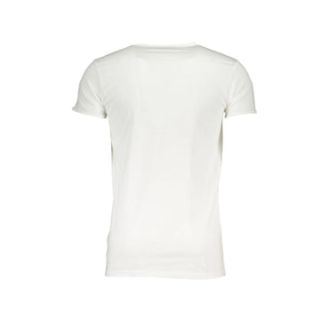 Cavalli Class T-Shirt Uomo Bianca Girocollo Cotone Stampa Logo bianco - vista 2