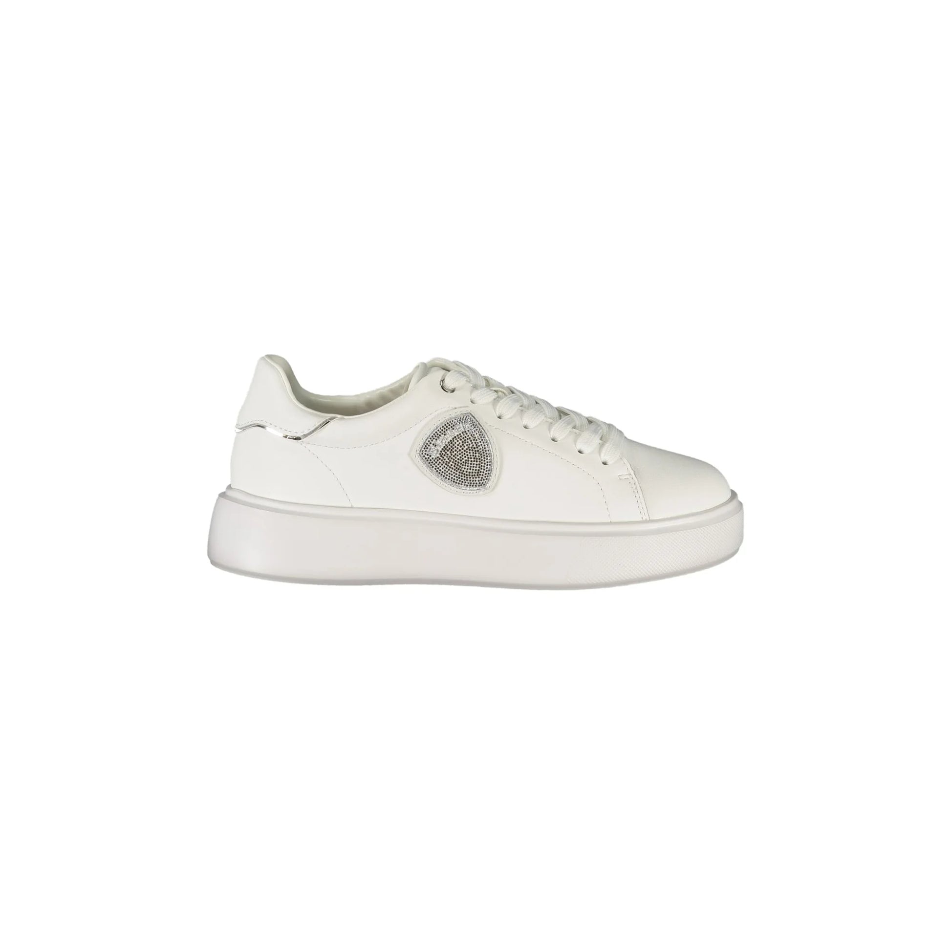 Blauer Sneakers donna Bianco