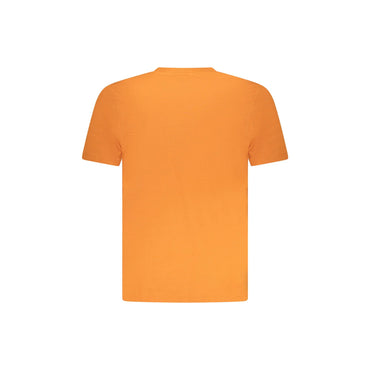 Norway 1963 T-Shirt Maniche Corte Uomo Arancione Stampa Logo - vista 2