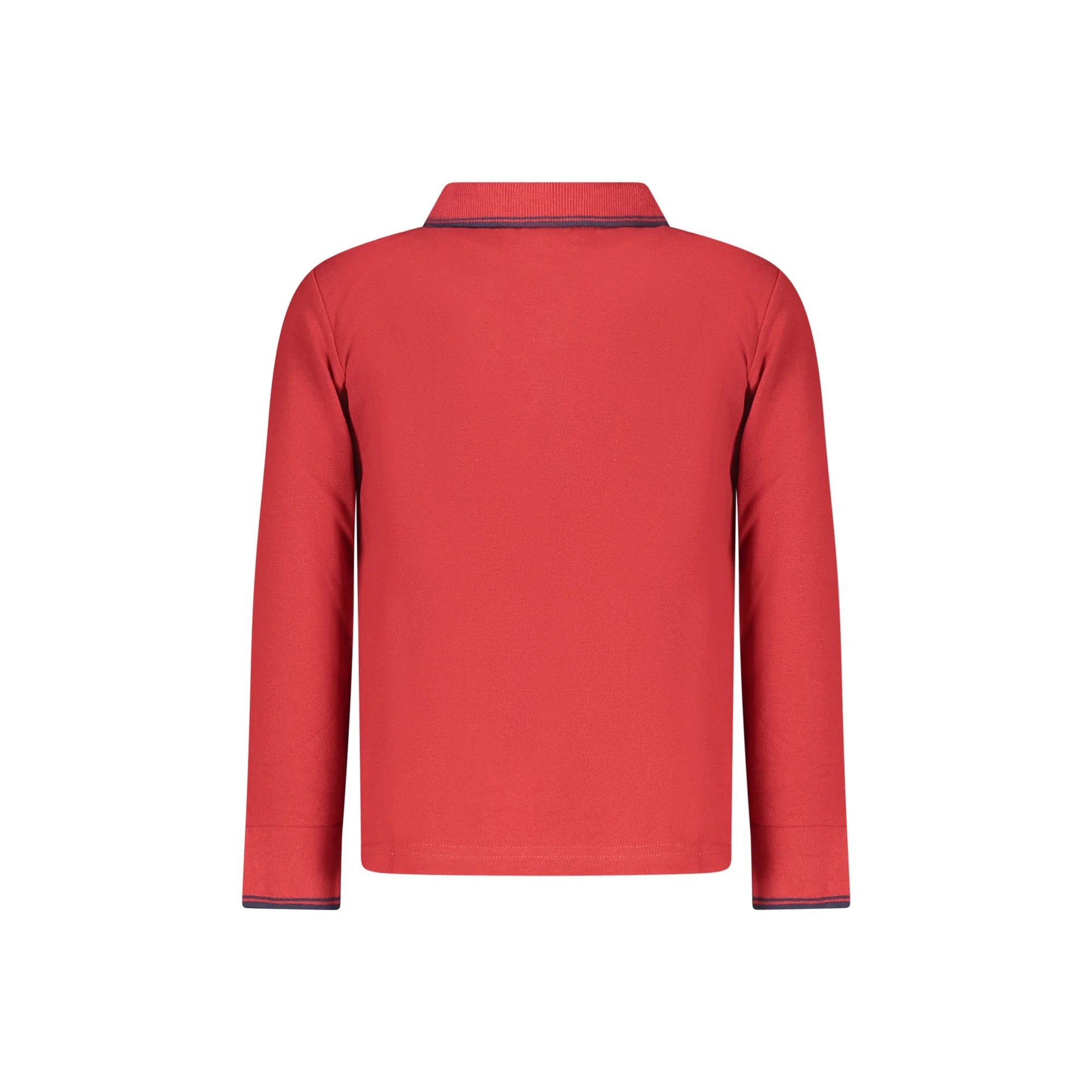 North Sails Polo Maniche Lunghe Unisex Rossa Logo rosso - vista 2