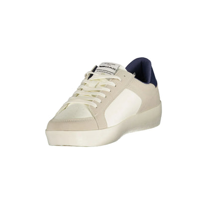 Gas Sneakers Uomo Bianche Lacci Plantare Removibile Logo bianco - vista 3