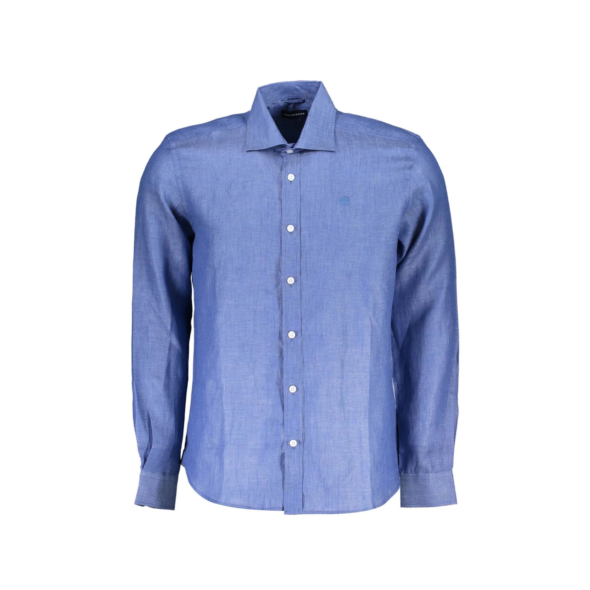 North Sails Camicia Maniche Lunghe Uomo Blu Ricamo Camicie - foto prodotto