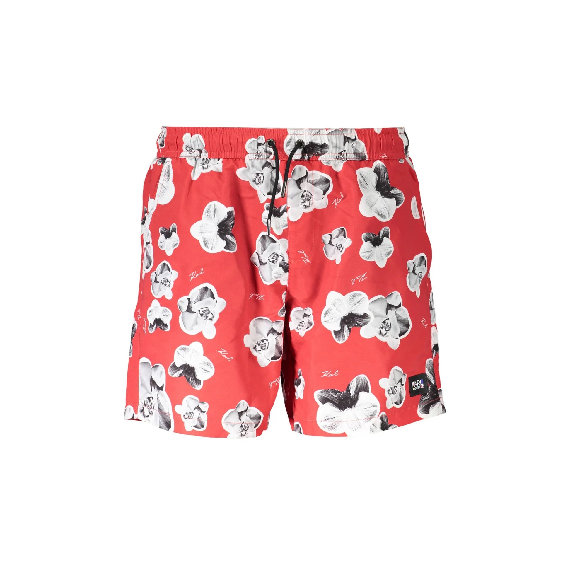 Karl Lagerfeld Beachwear Costume da Mare Uomo Rosso Logo - foto prodotto