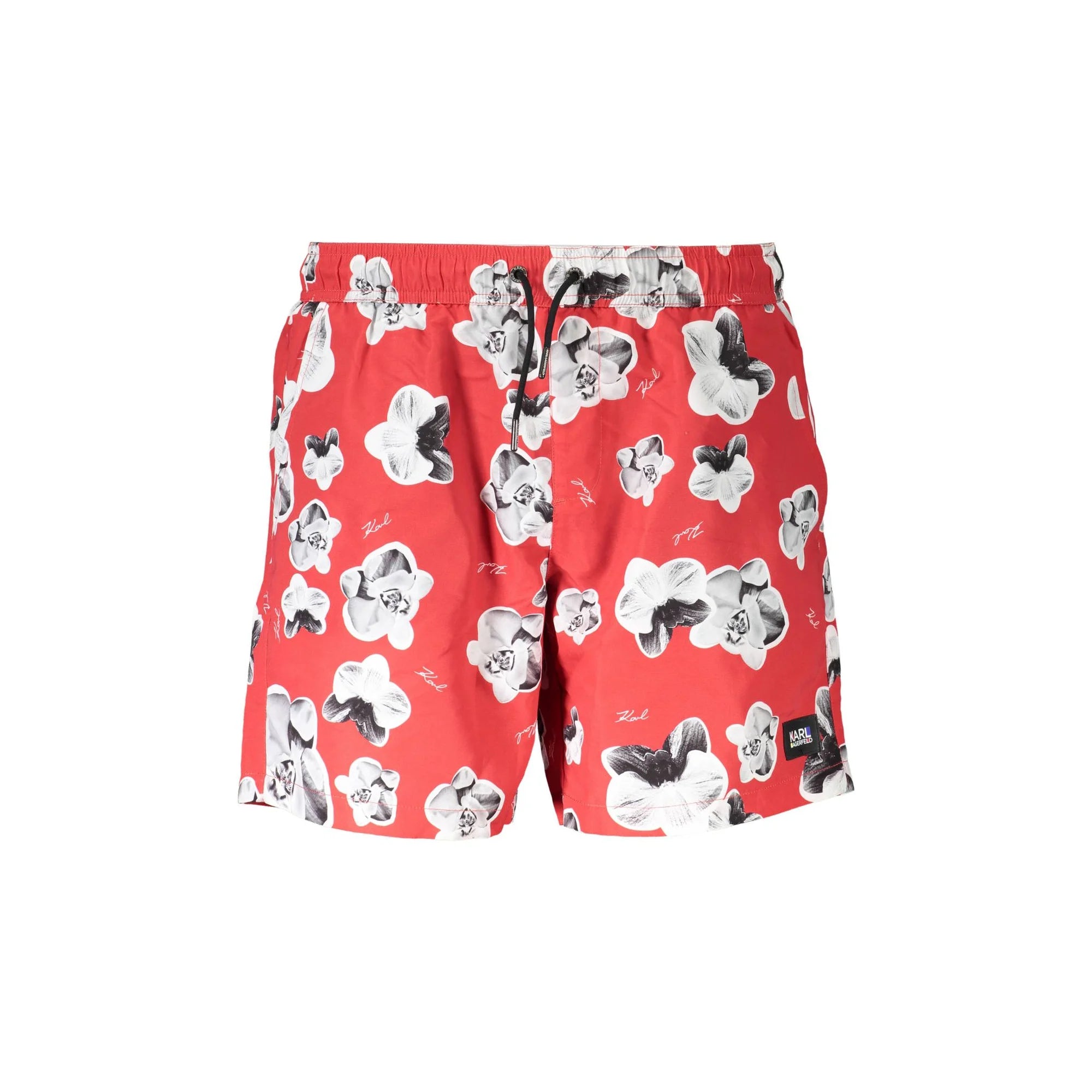 Karl Lagerfeld Beachwear Costume da Mare Uomo Rosso Logo - foto prodotto