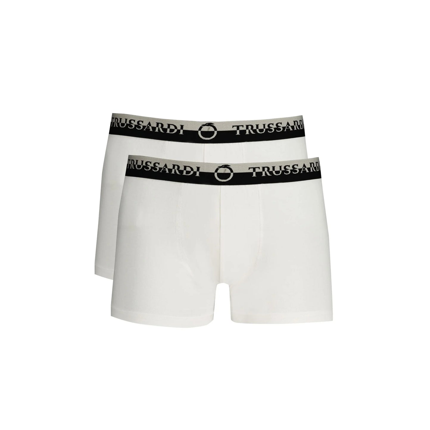 Trussardi Boxer Uomo Bianco Stampa Logo Intimo - foto prodotto