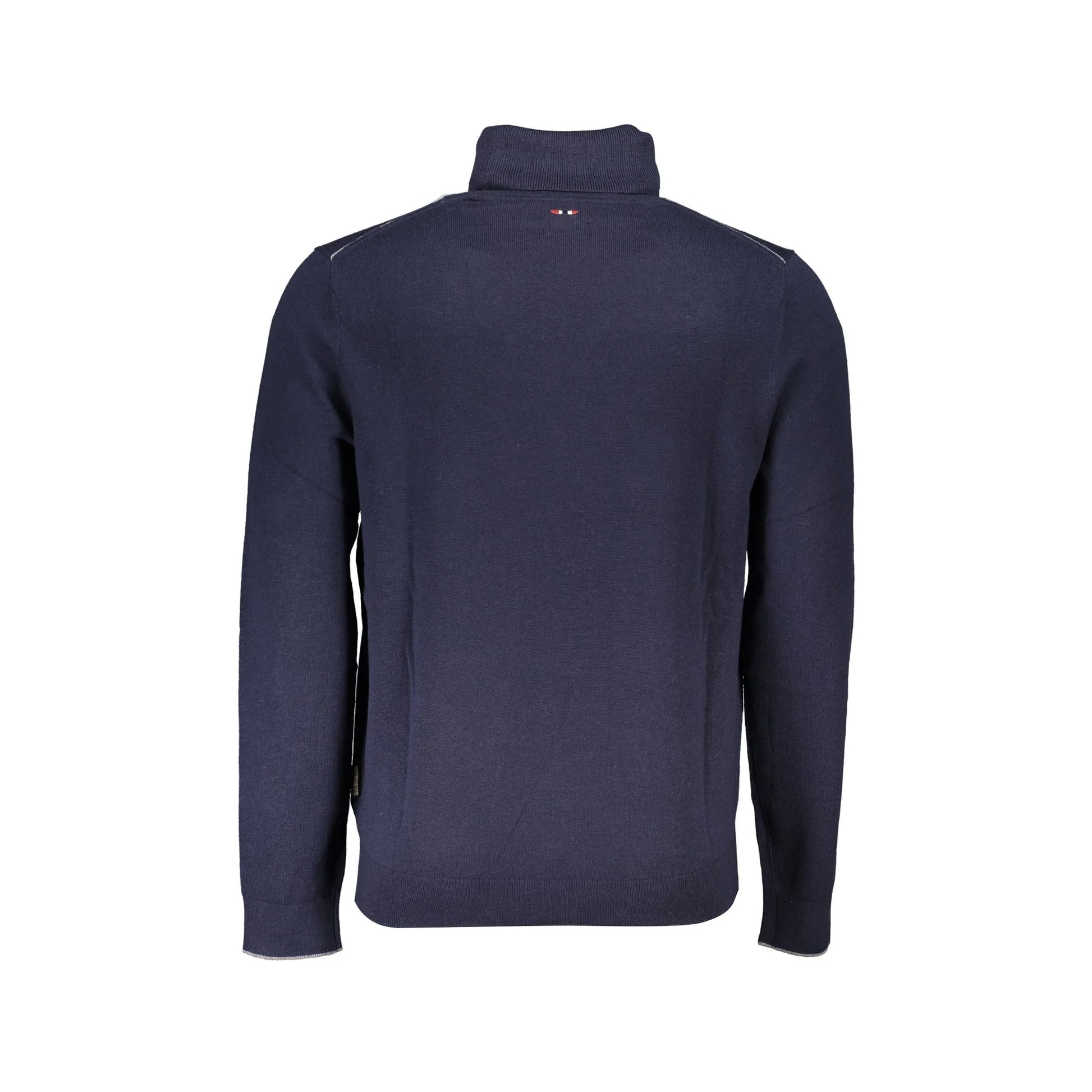 Napapijri Maglione Uomo Blu Ricamo Maglie - vista 2