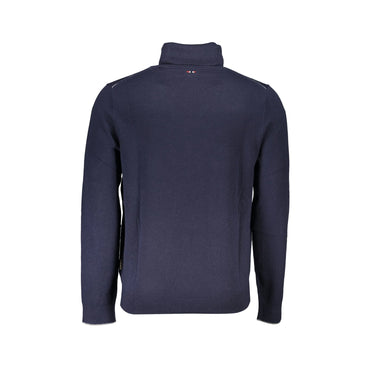Napapijri Maglione Uomo Blu Ricamo Maglie - vista 2