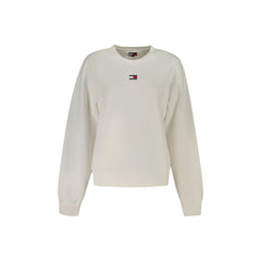 Tommy Hilfiger Felpa Maniche Lunghe Donna Bianca Logo