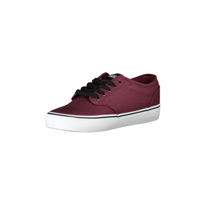VANS Scarpe Sneakers Uomo Rosse con Dettagli a Contrasto rosso - vista 3