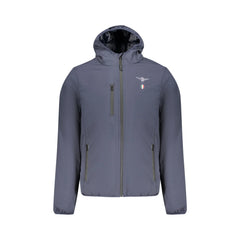 Accademia Militare Giubbotto Maniche Lunghe Uomo Blu Ricamo Logo
