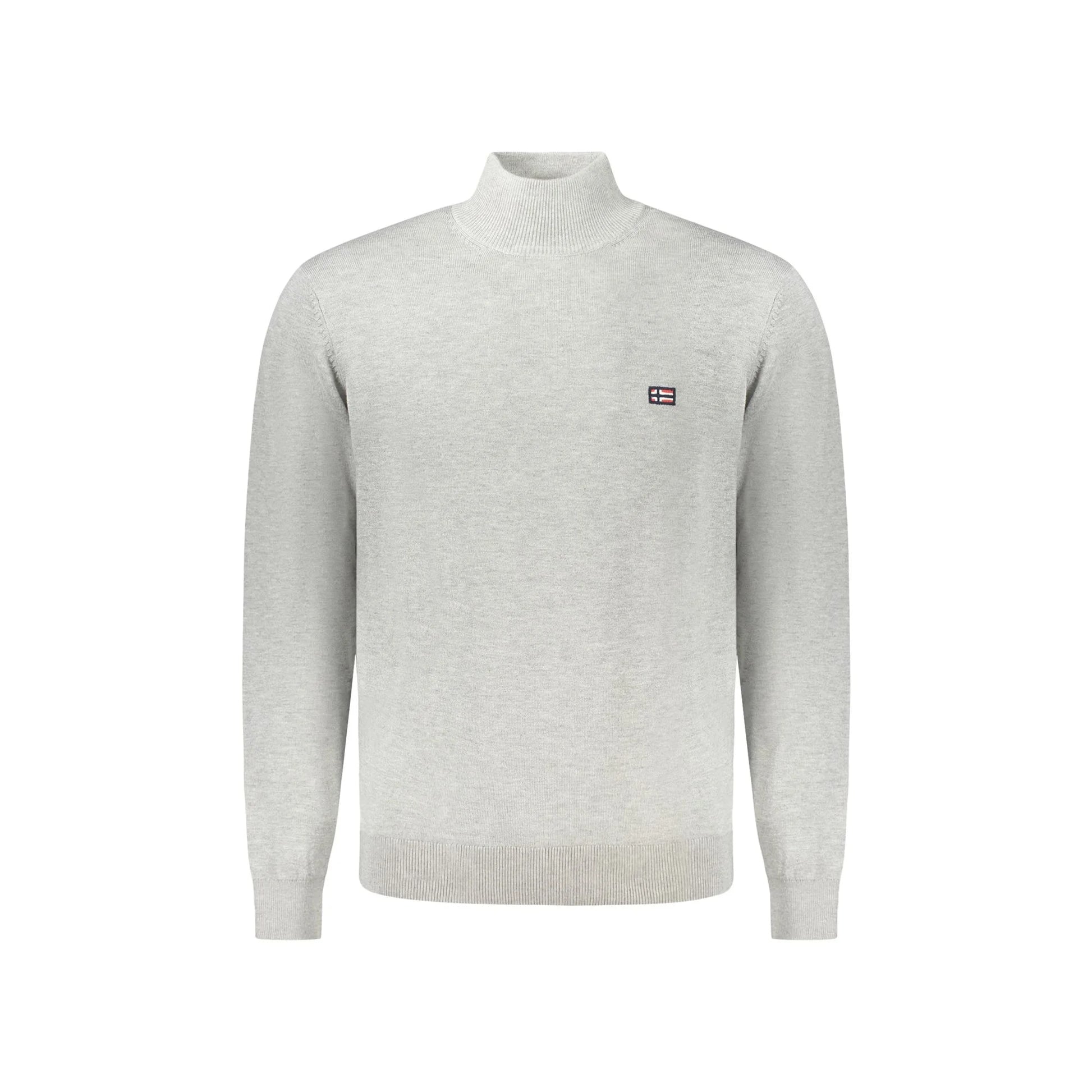 Norway 1963 Maglia Grigia Nera Collo Alto con Ricamo e Logo Maglie uomo Grigio - foto prodotto
