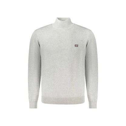 Norway 1963 Maglia Grigia Nera Collo Alto con Ricamo e Logo Maglie uomo Grigio - foto prodotto