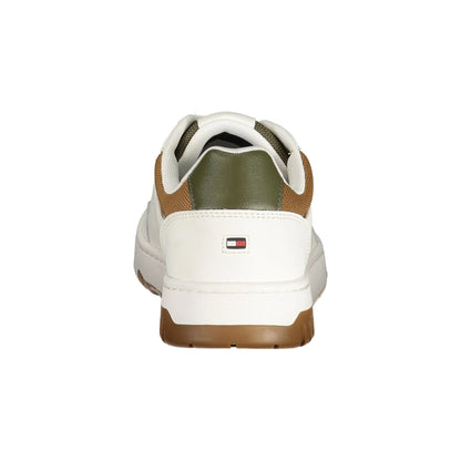TOMMY HILFIGER Sneakers Sportiva Uomo Bianche con Lacci e Logo bianco - vista 2