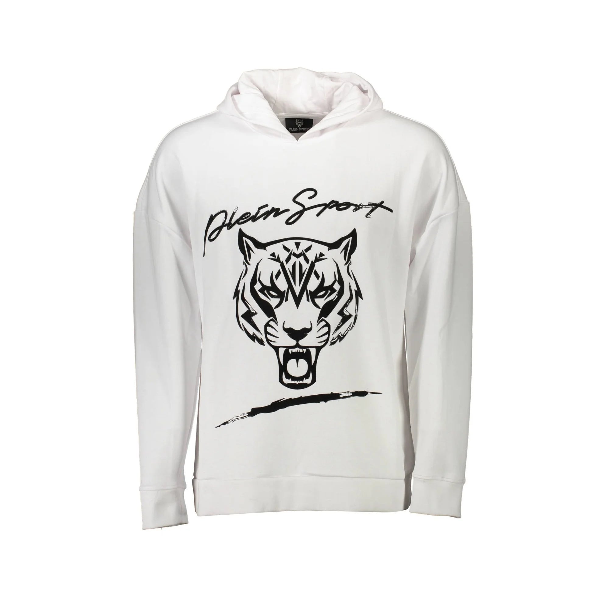 PLEIN SPORT FELPA SENZA ZIP UOMO BIANCO