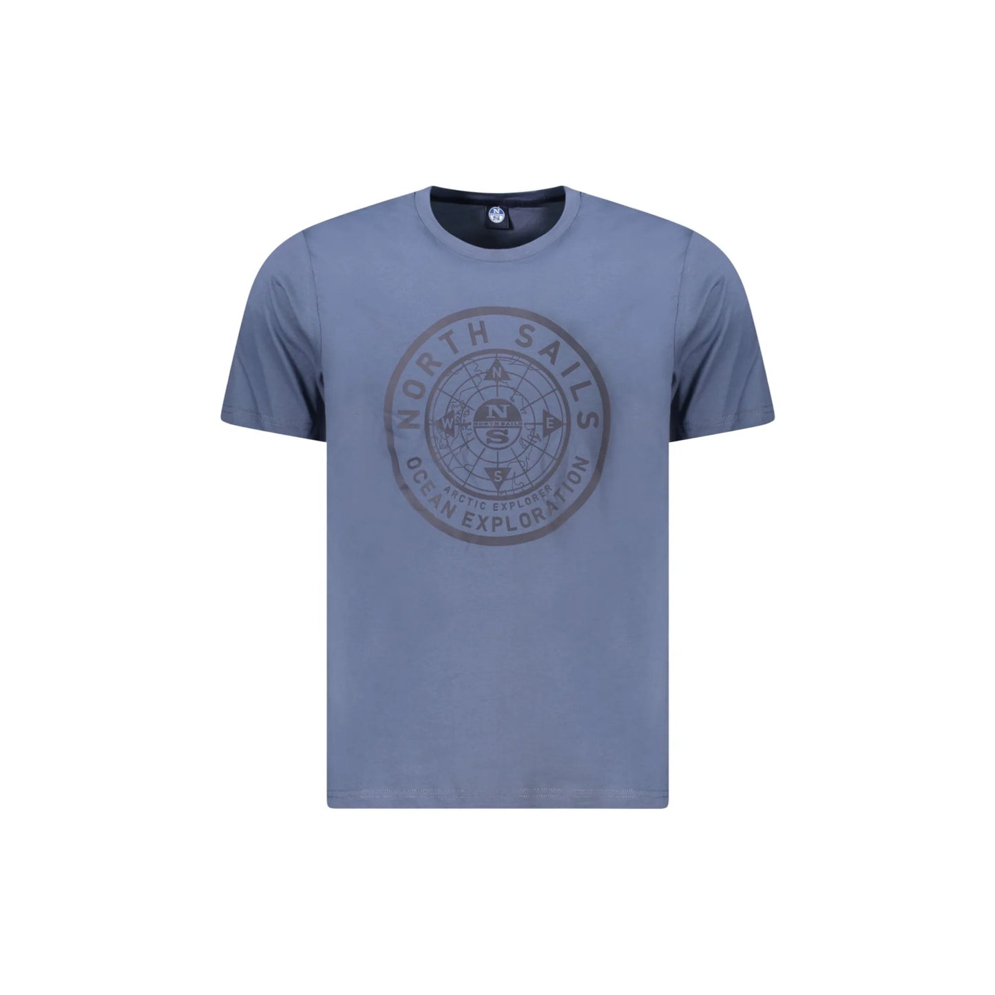 North Sails T-Shirt Maniche Corte Uomo Blu Stampa Logo - foto prodotto