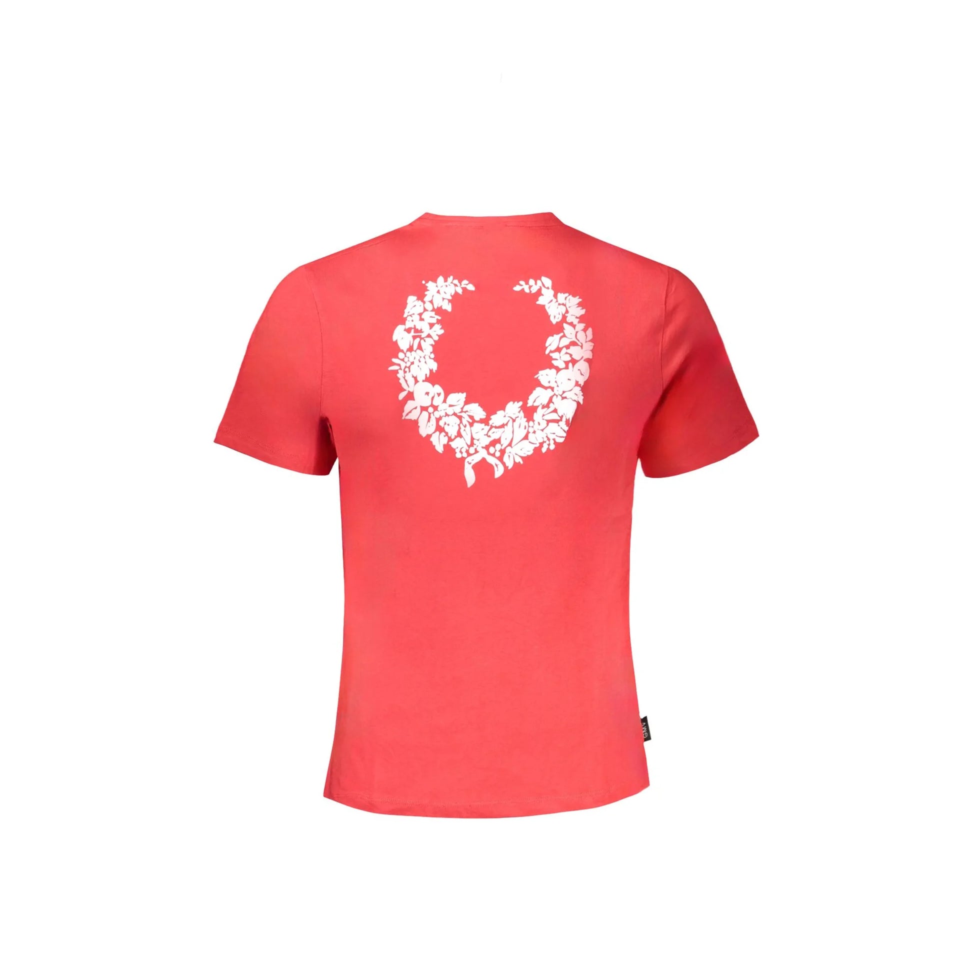 Gian Marco Venturi T-Shirt Maniche Corte Uomo Rossa Stampa Logo rosso - vista 2