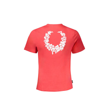 Gian Marco Venturi T-Shirt Maniche Corte Uomo Rossa Stampa Logo rosso - vista 2