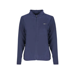 Norway 1963 Felpa Donna Blu in Pile con Zip Logo