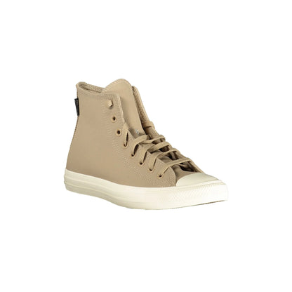 Converse Sneakers Uomo Beige Logo - vista 2