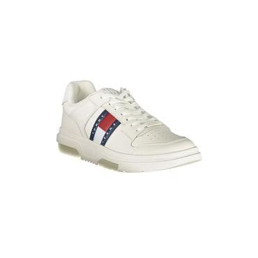TOMMY HILFIGER Scarpe Sneakers Uomo Bianche con Dettagli a Contrasto bianco - vista 2