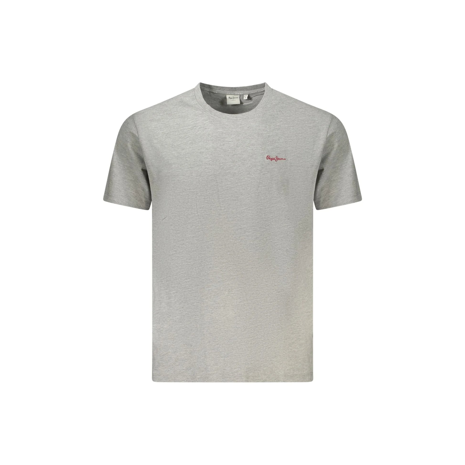 Pepe Jeans T-Shirt Maniche Corte Uomo Grigia Ricamo Grigio - foto prodotto