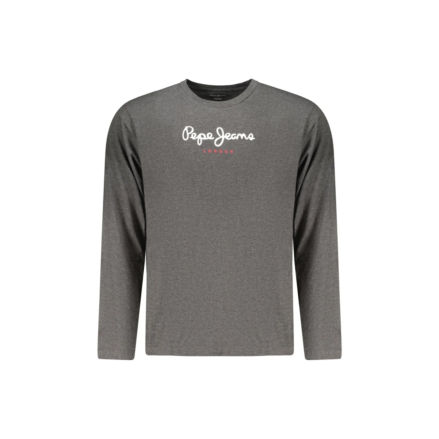 Pepe Jeans T-Shirt Maniche Lunghe Uomo Grigia Stampa Grigio - foto prodotto