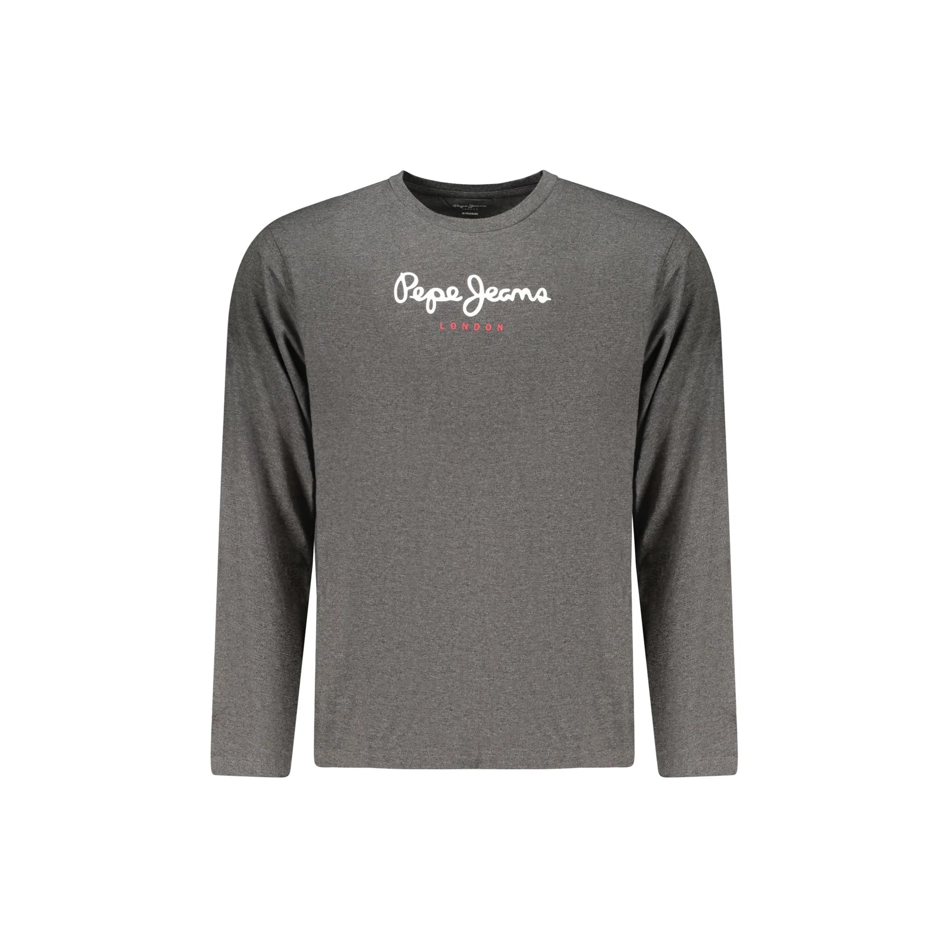 Pepe Jeans T-Shirt Maniche Lunghe Uomo Grigia Stampa Grigio - foto prodotto