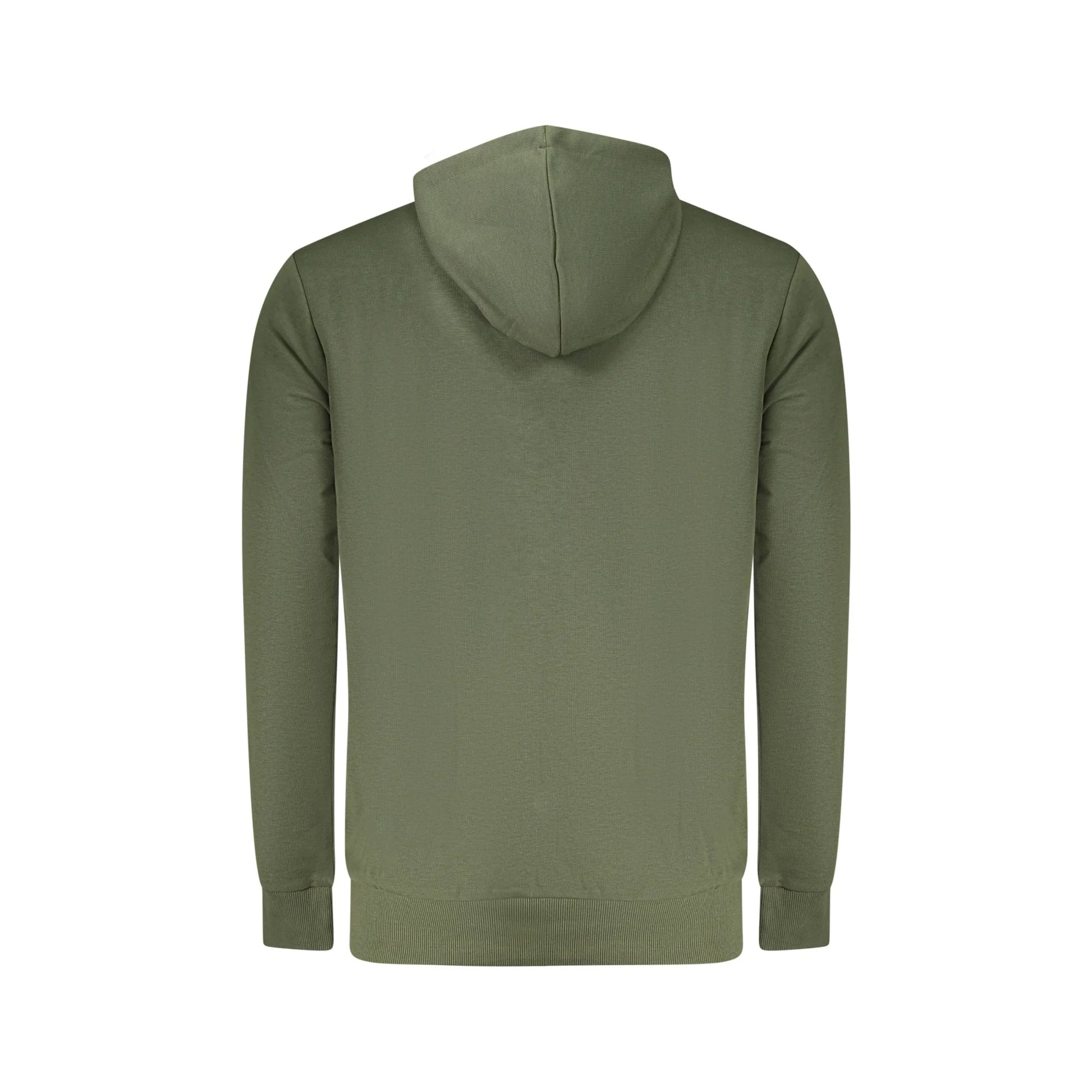 Fila Felpa Uomo Verde Cappuccio Garzata Ricamo Logo Felpe - vista 2