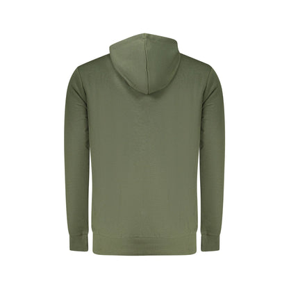 Fila Felpa Uomo Verde Cappuccio Garzata Ricamo Logo Felpe - vista 2