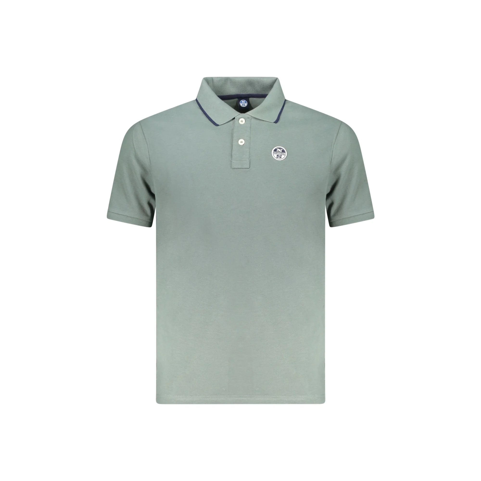 NORTH SAILS POLO MANICHE CORTE UOMO VERDE