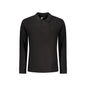 U.S. Grand Polo Uomo Nera Maniche Lunghe Cotone Ricamo Logo Nero - foto prodotto