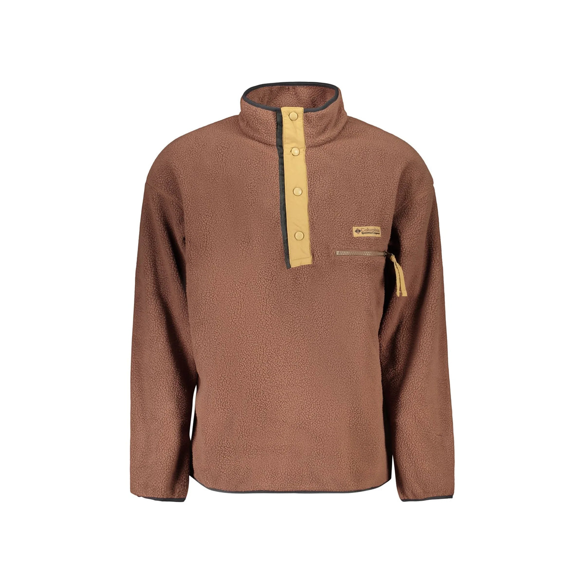 COLUMBIA FELPA SENZA ZIP UOMO MARRONE