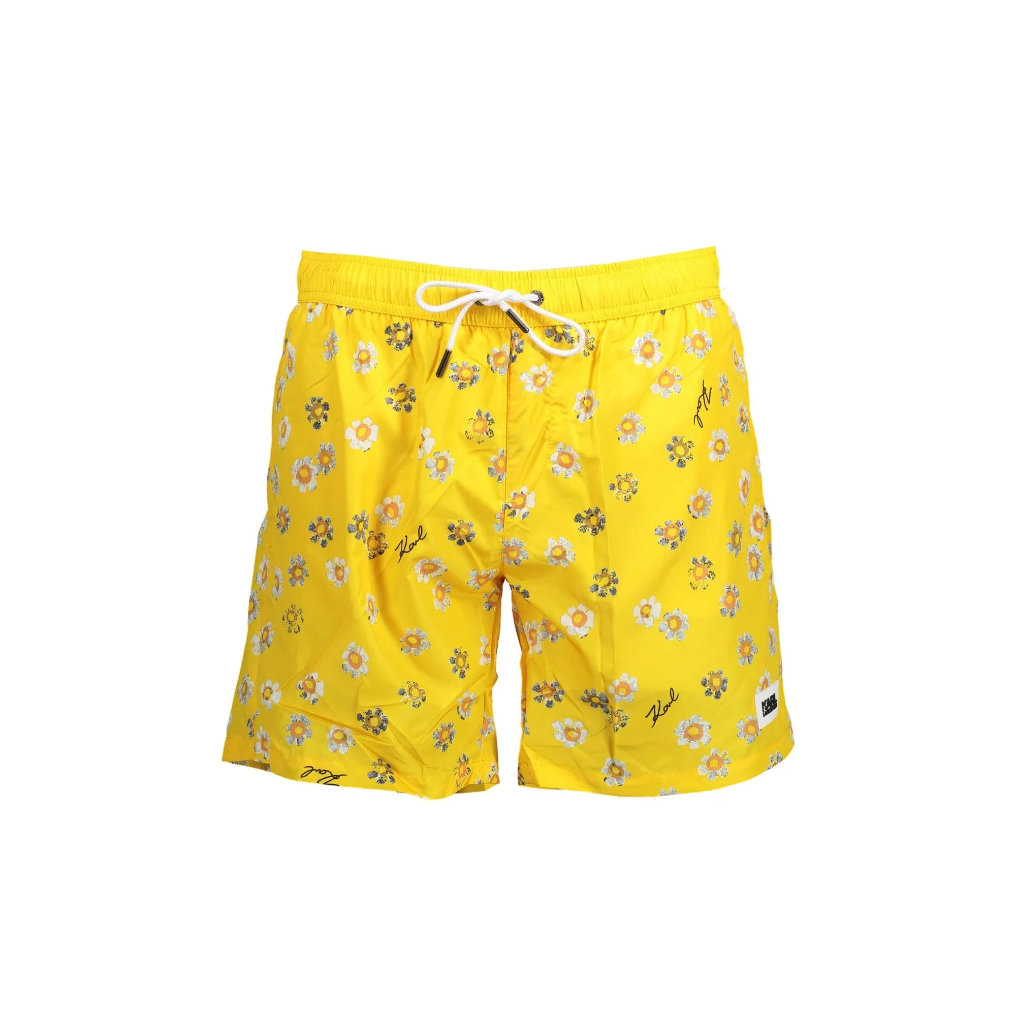 KARL LAGERFELD BEACHWEAR COSTUME PARTE SOTTO UOMO GIALLO