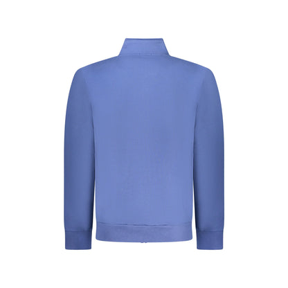 Coveri Moving Felpa Maniche Lunghe Uomo Blu Zip Ricamo Felpe - vista 2