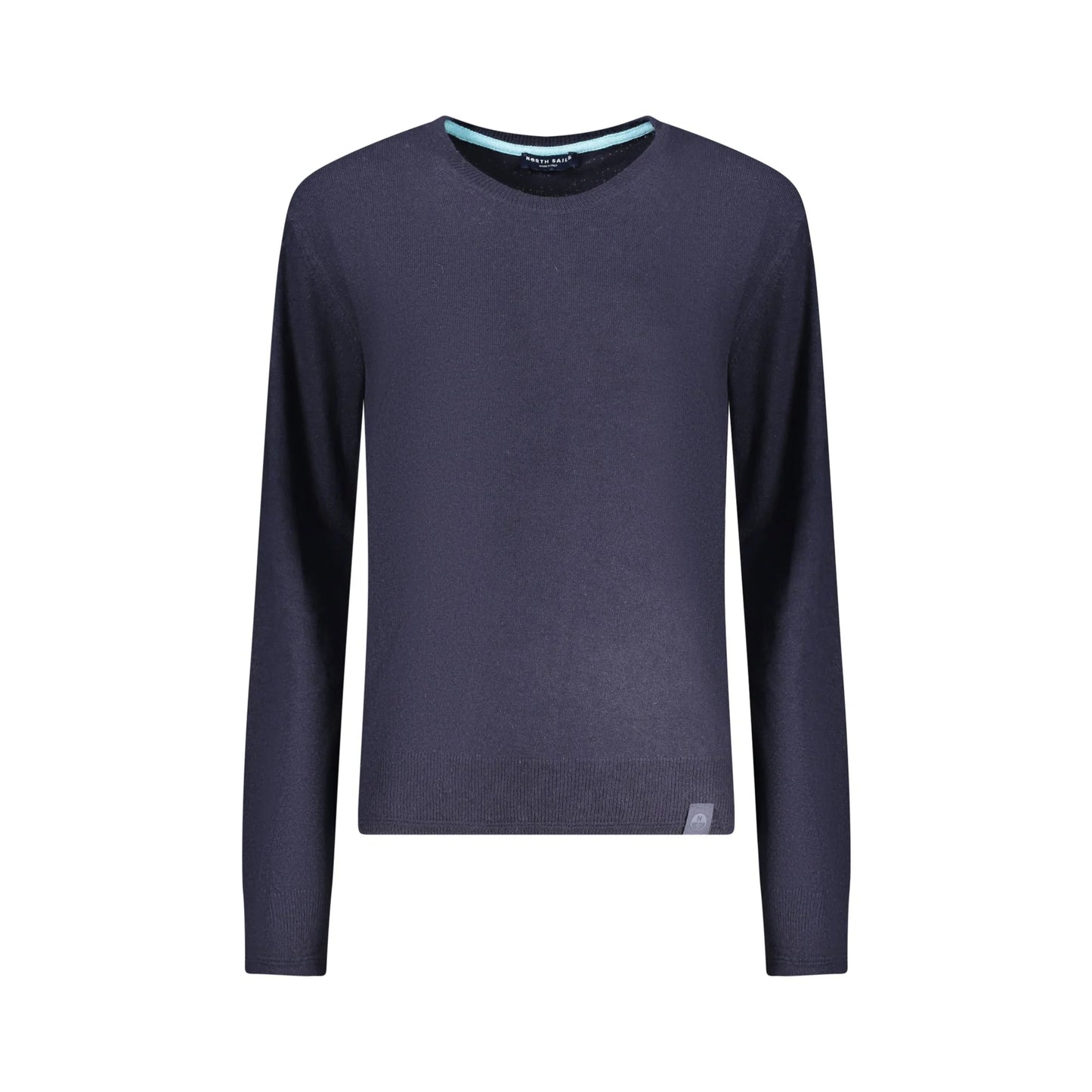 North Sails Maglione Donna Blu Girocollo Lana Cachemire Logo Maglie - foto prodotto
