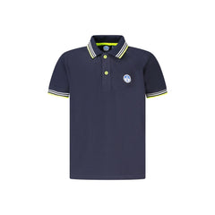 North Sails Polo Maniche Corte Bambino Blu Logo