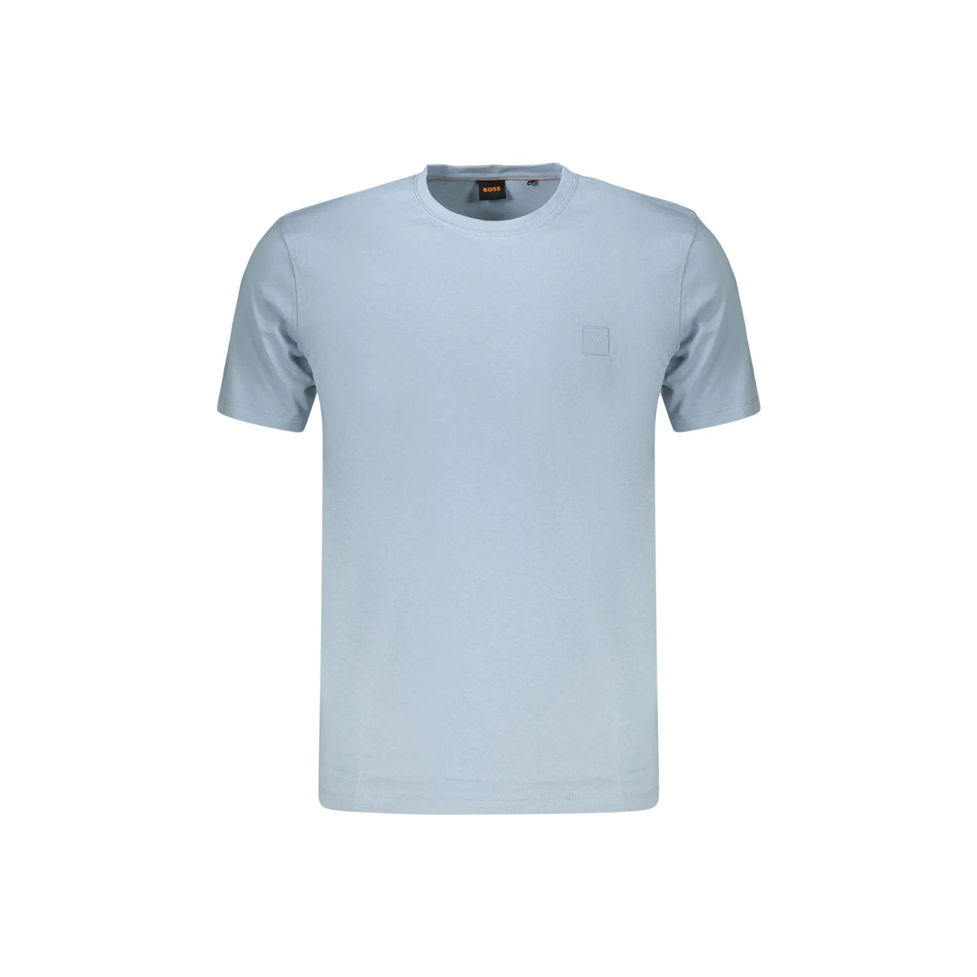 BOSS T-SHIRT MANICHE CORTE UOMO AZZURRO