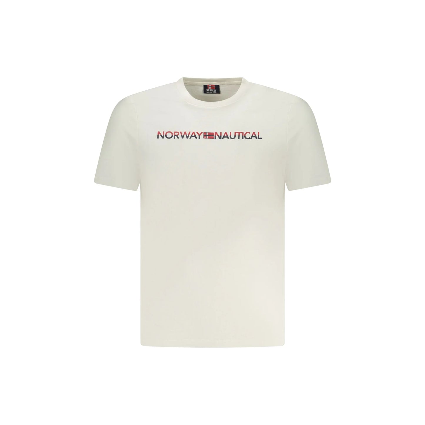 Norway 1963 T-Shirt Uomo Bianca Maniche Corte Stampa Logo Bianco - foto prodotto