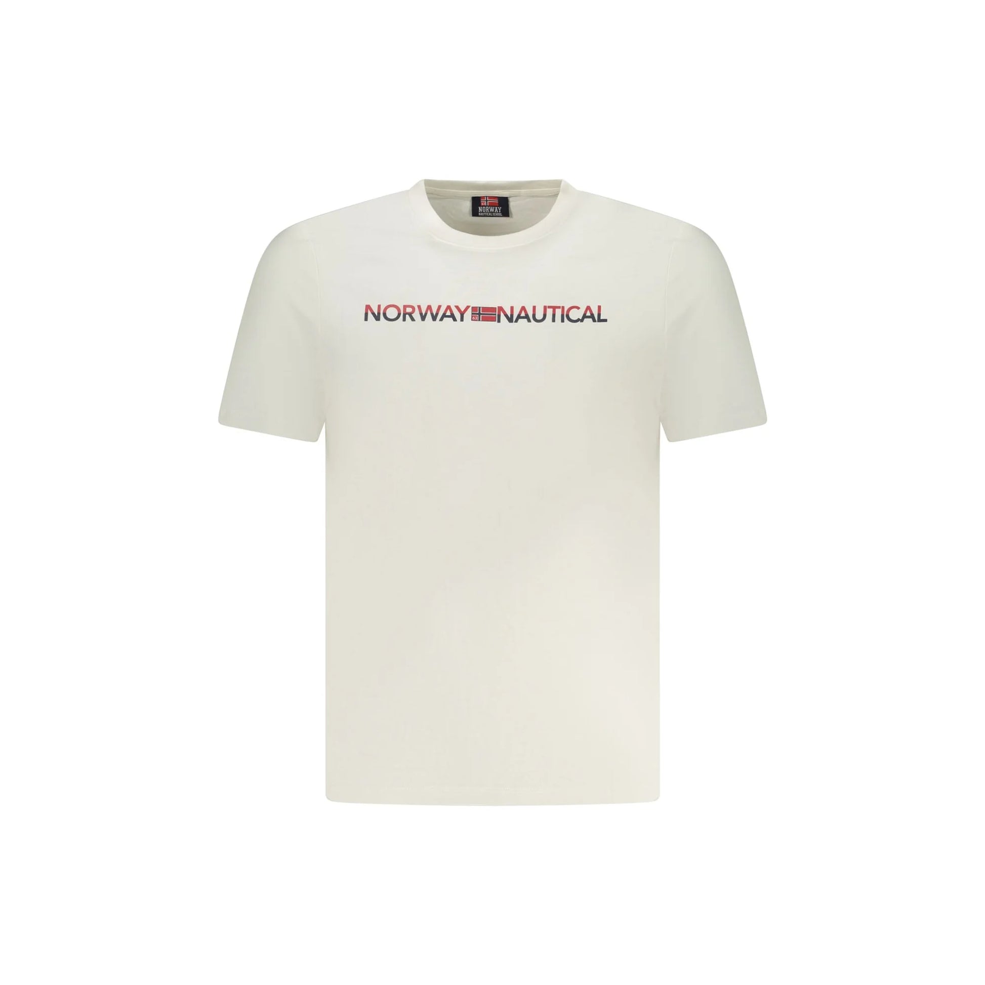 Norway 1963 T-Shirt Uomo Bianca Maniche Corte Stampa Logo Bianco - foto prodotto