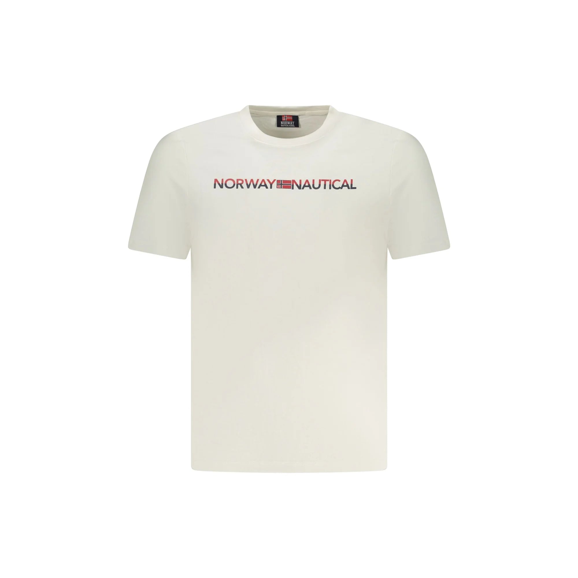 Norway 1963 T-Shirt Uomo Bianca Maniche Corte Stampa Logo Bianco - foto prodotto