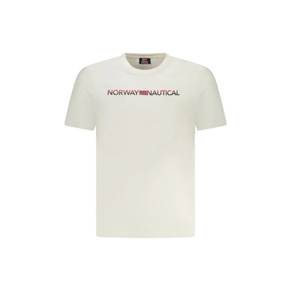 Norway 1963 T-Shirt Uomo Bianca Maniche Corte Stampa Logo Bianco - foto prodotto