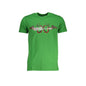 Cavalli Class T-Shirt Maniche Corte Uomo Verde Stampa - foto prodotto