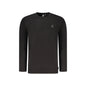 U.S. Grand T-Shirt Uomo Nera Maniche Lunghe Girocollo Logo Nero - foto prodotto