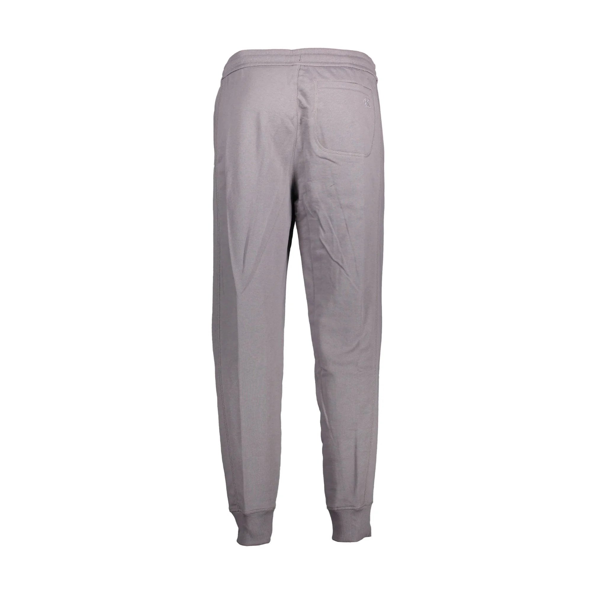 Calvin Klein Pantaloni Uomo Grigio Stampa Logo - vista 2
