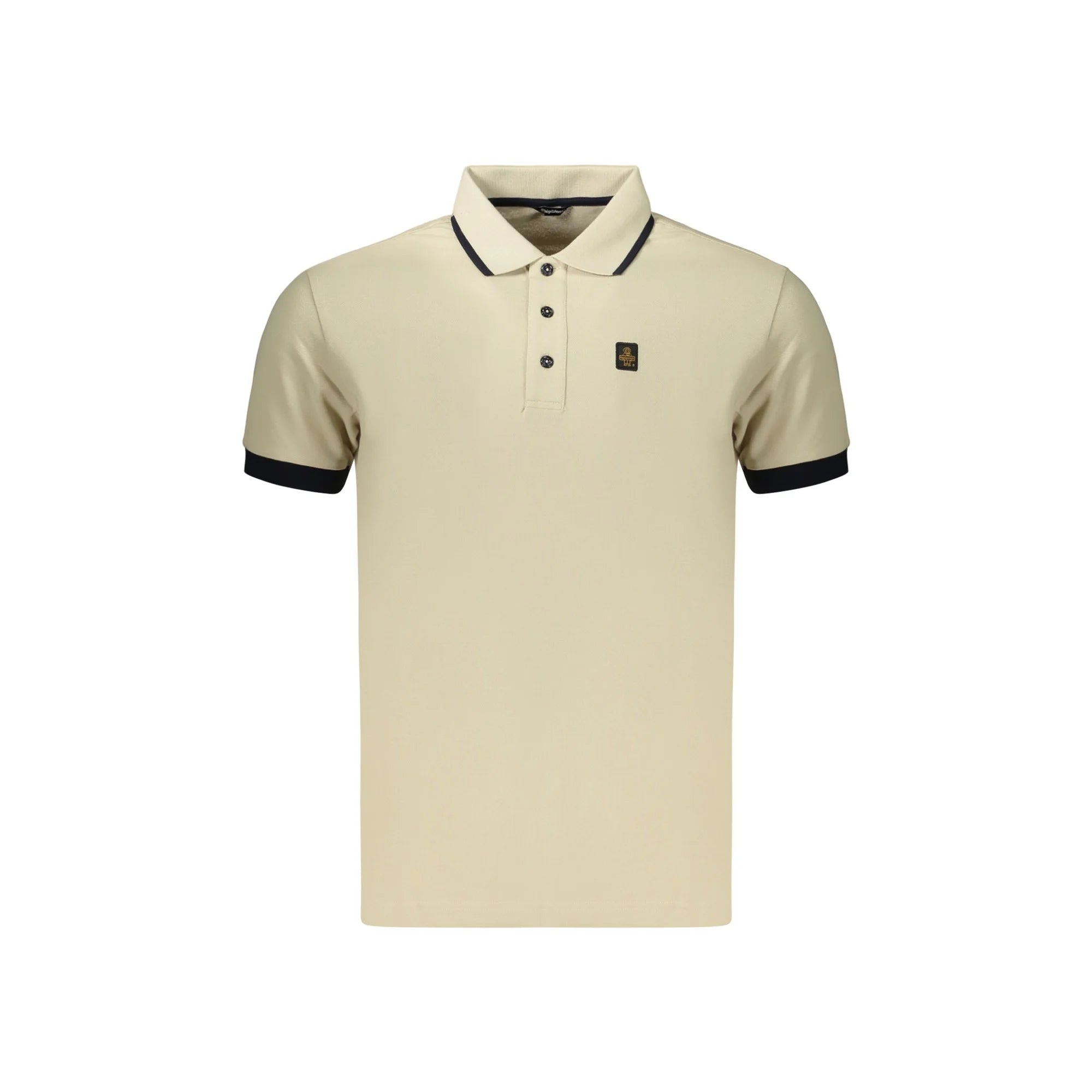 REFRIGIWEAR POLO MANICHE CORTE UOMO BEIGE