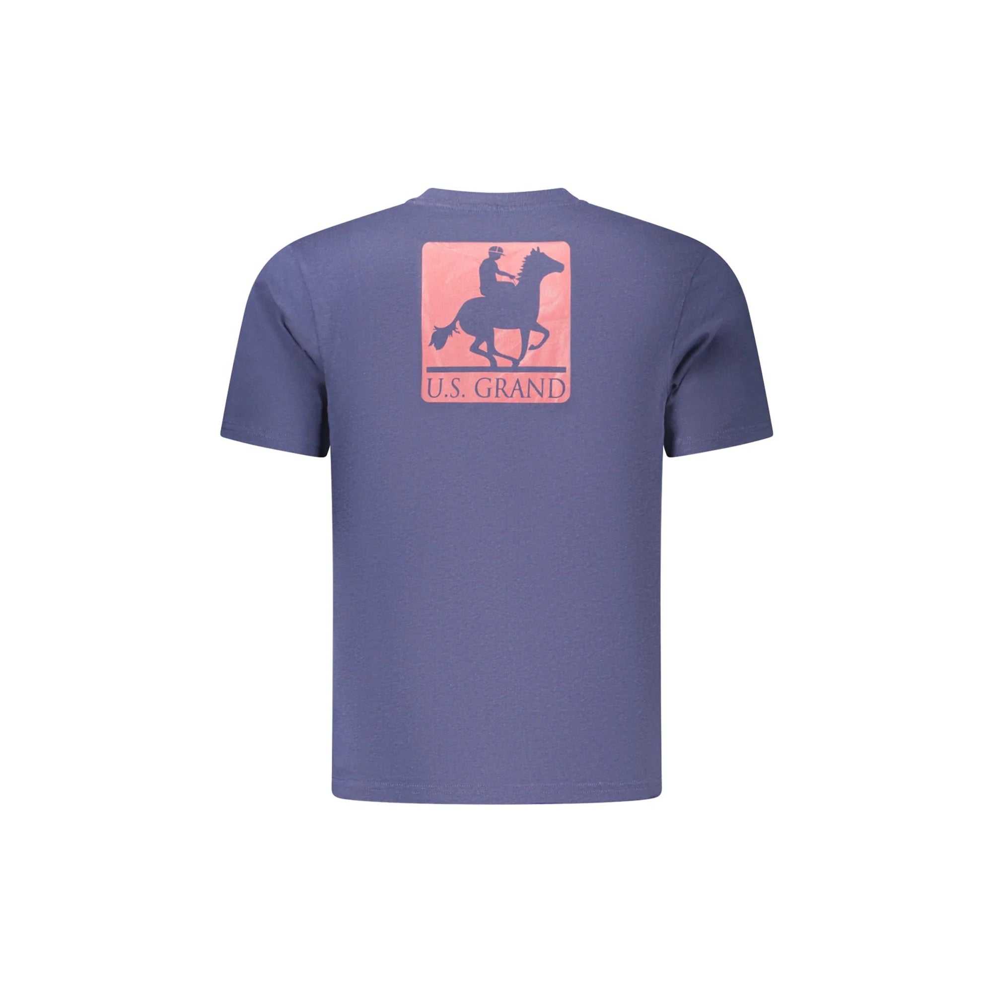 U.S. GRAND T-SHIRT MANICHE CORTE UOMO BLU
