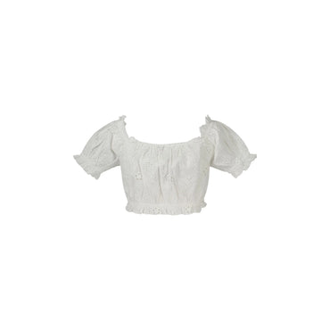 Guess Jeans Camicia Maniche Corte Donna Bianca Logo Camicie bianco - vista 2