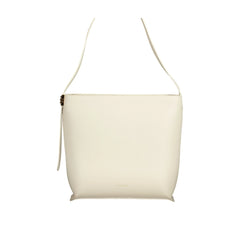 Coccinelle Borsa a Spalla Pelle Donna Bianca Logo